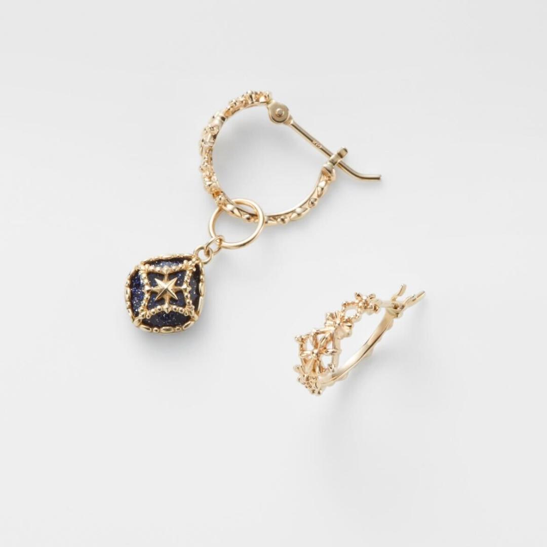 s*a様 NOJESS K10 ダブレットチャーム 紫金石