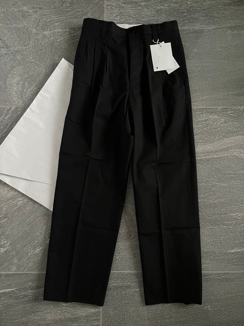 パンツ visvim MCCLOUD SLACKS BLACK