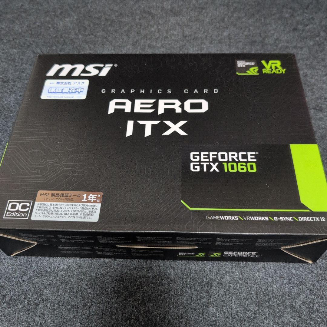 グラフィックボード・グラボ・ビデオカード MSI AERO ITX GEFORCE GTX 1060 6G OC