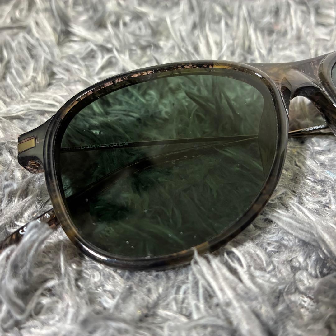 【美品】ドリスヴァンノッテン×リンダファロー サングラスDVN134 ブラウン