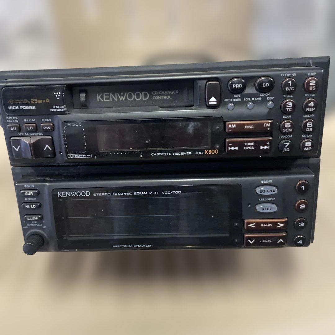 KENWOOD 当時物 KGC-700 KRC-X800 グラフィックイコ