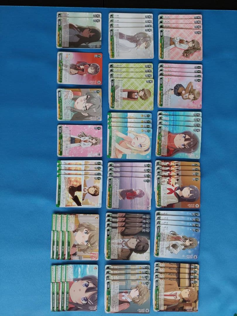 ヴァイスシュヴァルツ 青春ブタ野郎 大量出品