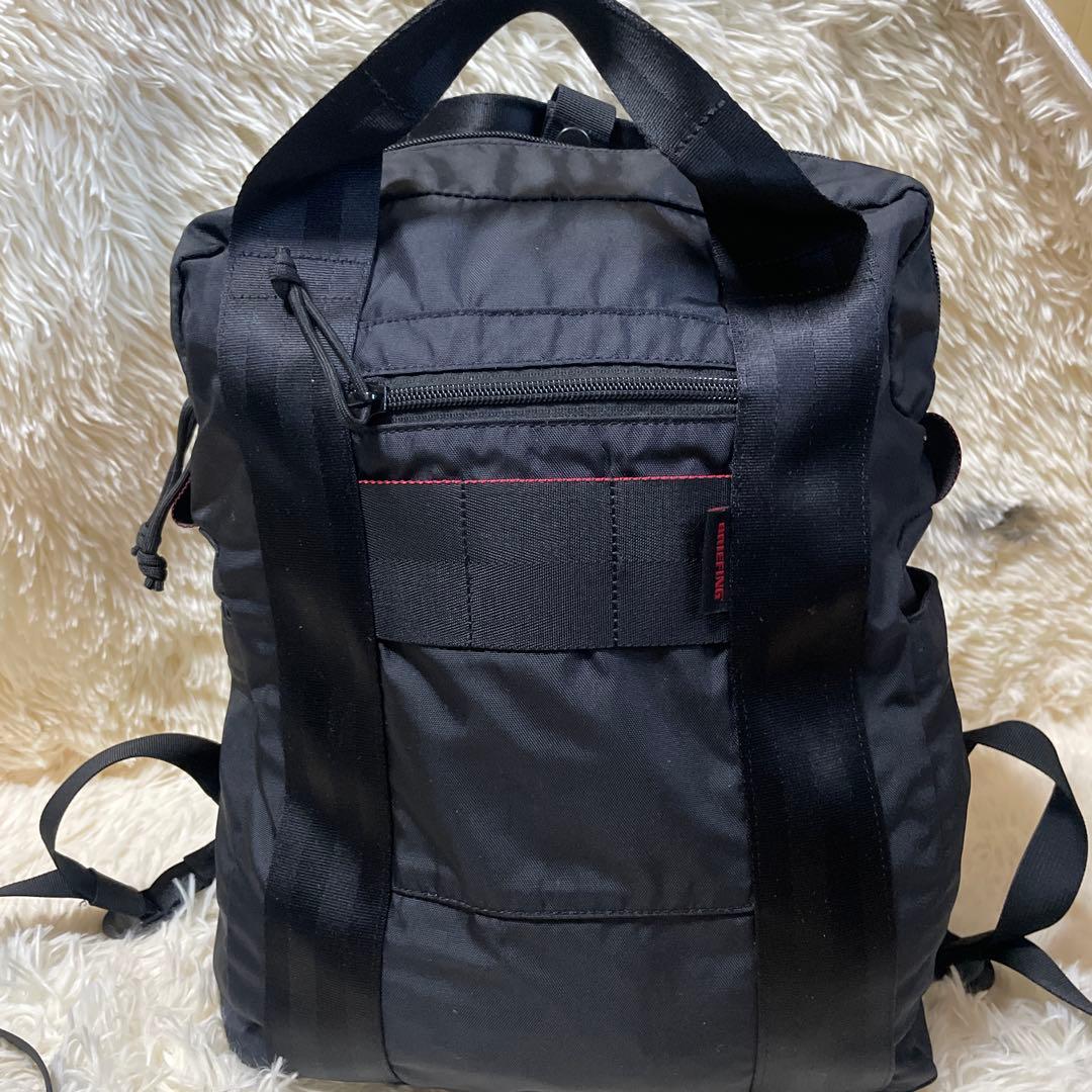 美品　BRIEFING ブリーフィング　リュック　FT PACK　2WAY　黒