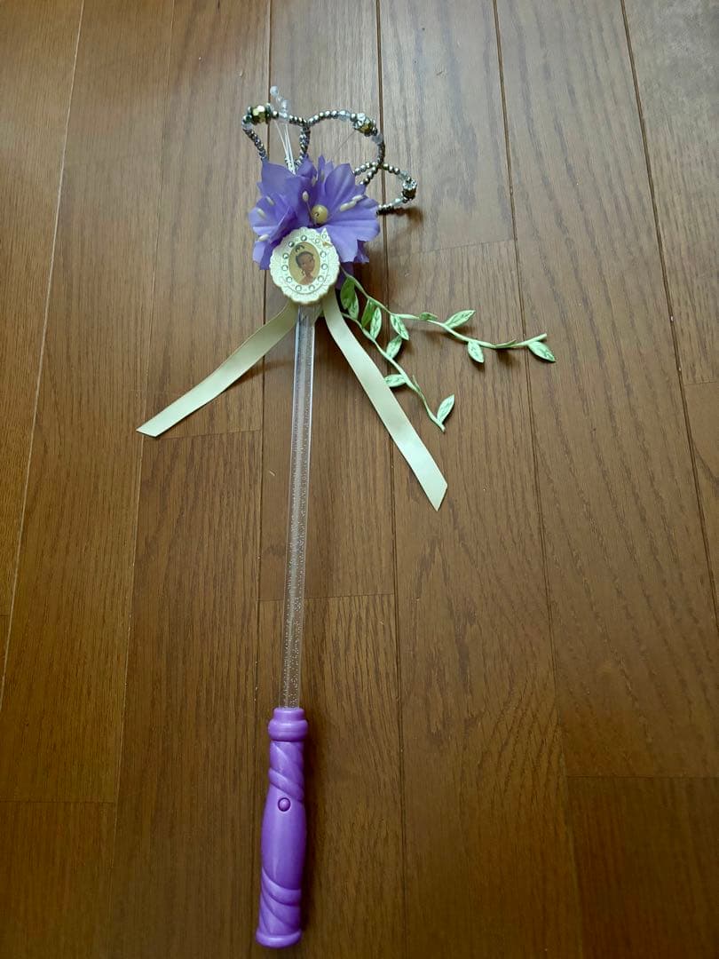 み*ー様 【ディズニーワールド】ティアナ ドレス＋ティアラ＋ワンド＋サンダル セ