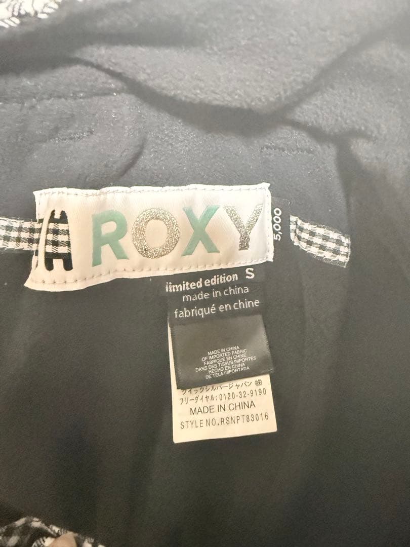 ROXY スノーボードパンツ　ギンガムチェック S