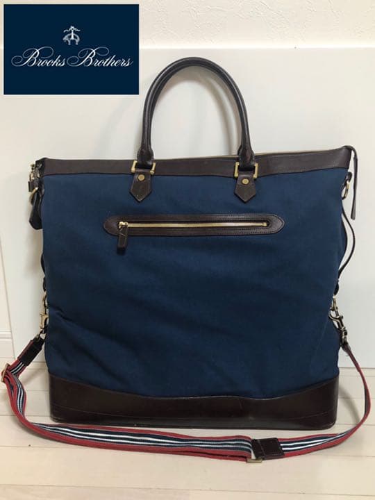 激レア☆ブルックス ブラザーズ 生産終了ボストンバッグ 美色美品トラッドカラー