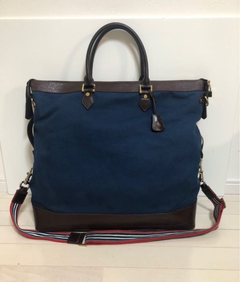 激レア☆ブルックス ブラザーズ 生産終了ボストンバッグ 美色美品トラッドカラー