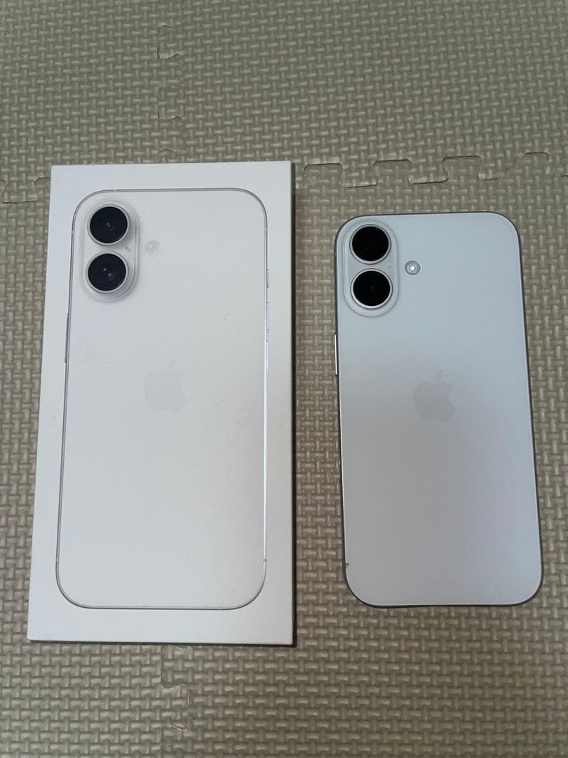 【ジャンク】【SIMフリー】Apple iPhone16 ホワイト512GB