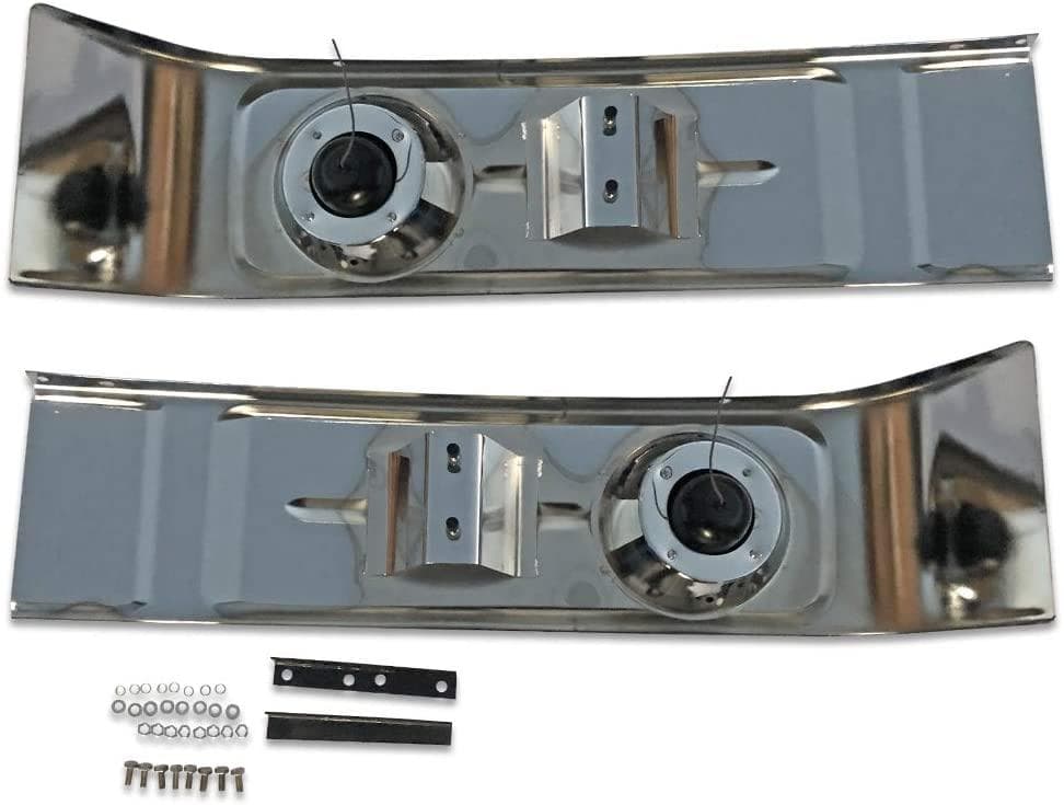 汎用 バス バンパー レトロ オバQ メッキ バンパー 4トン ワイド