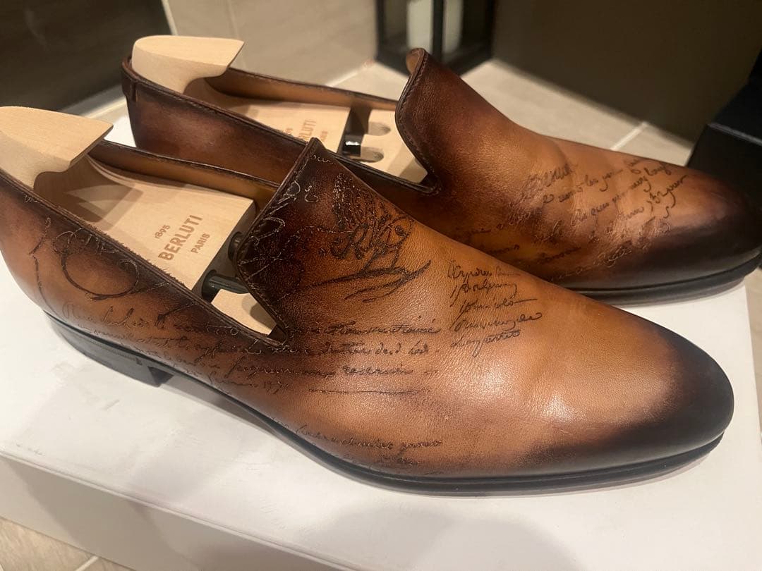 BERLUTI ブラウン 7.5