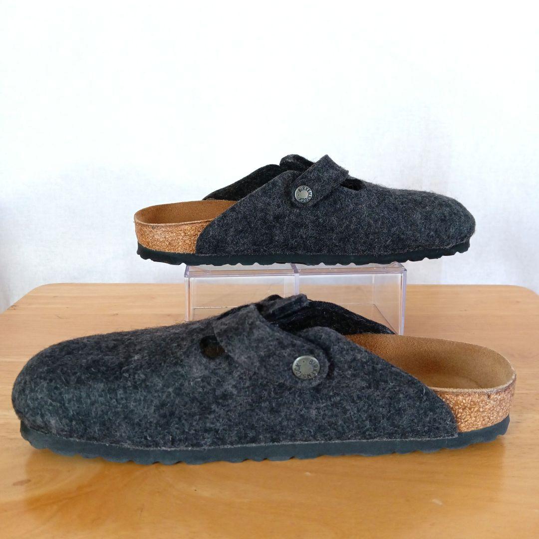 極美品◆ビルケンシュトック　ボストン　フェルト　38　BIRKENSTOCK