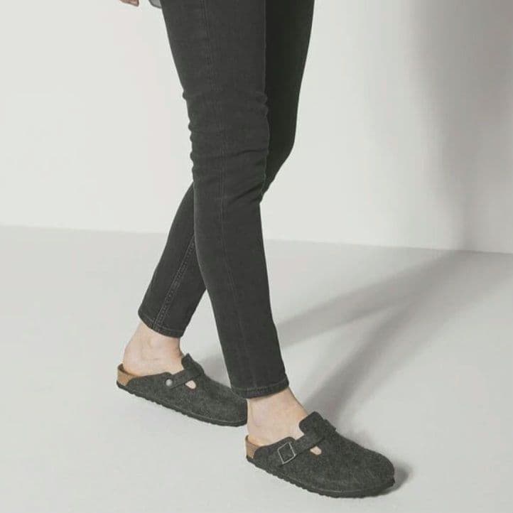 極美品◆ビルケンシュトック　ボストン　フェルト　38　BIRKENSTOCK