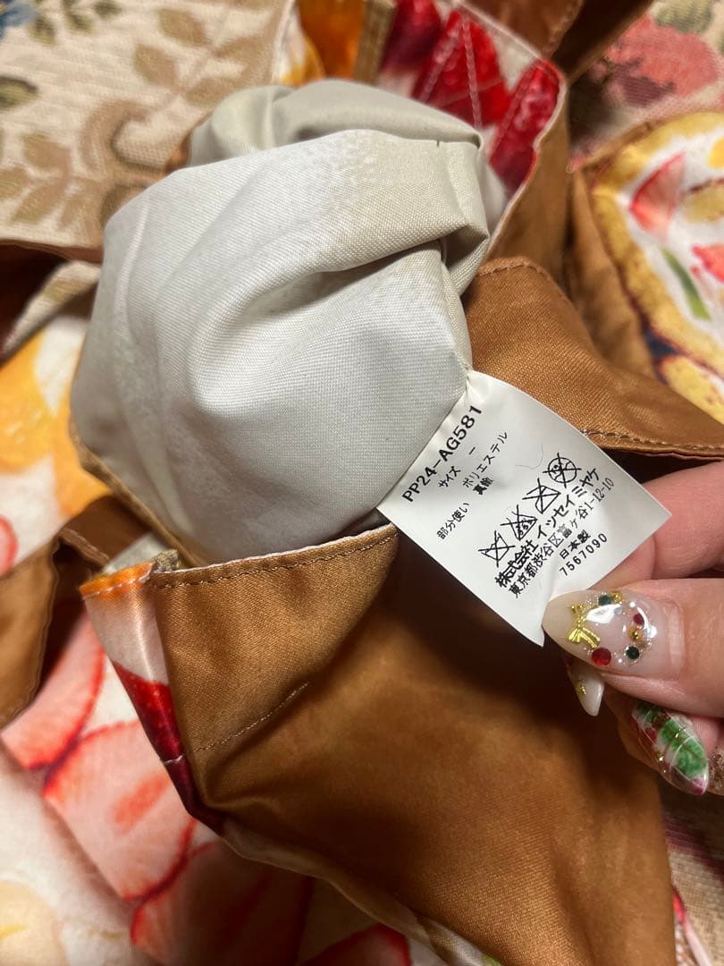 レア♡プリーツプリーズトートバッグ　可愛い♡フルーツ柄