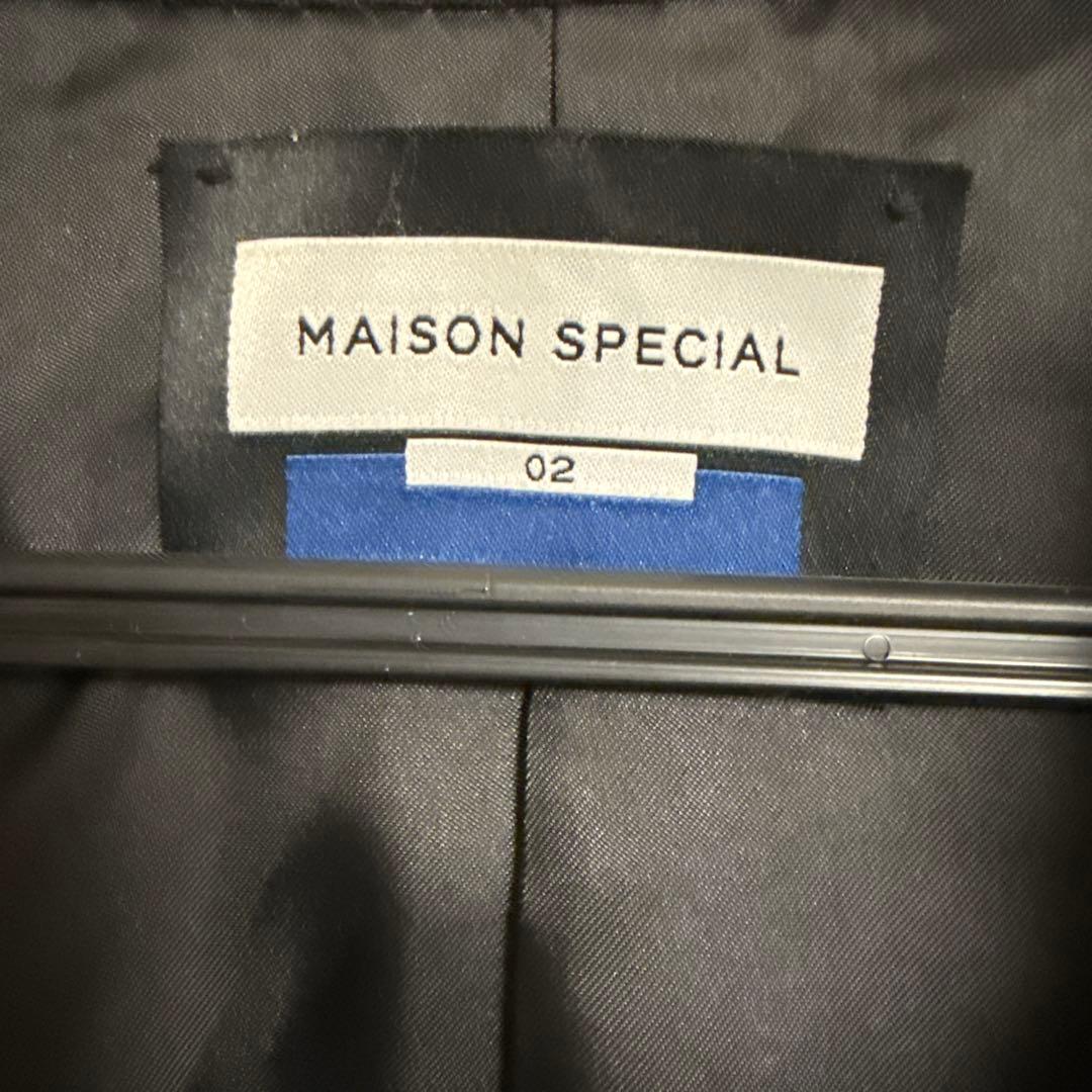 MAISON SPECIAL コーデュラ 金ボタン ダブルテーラードジャケット