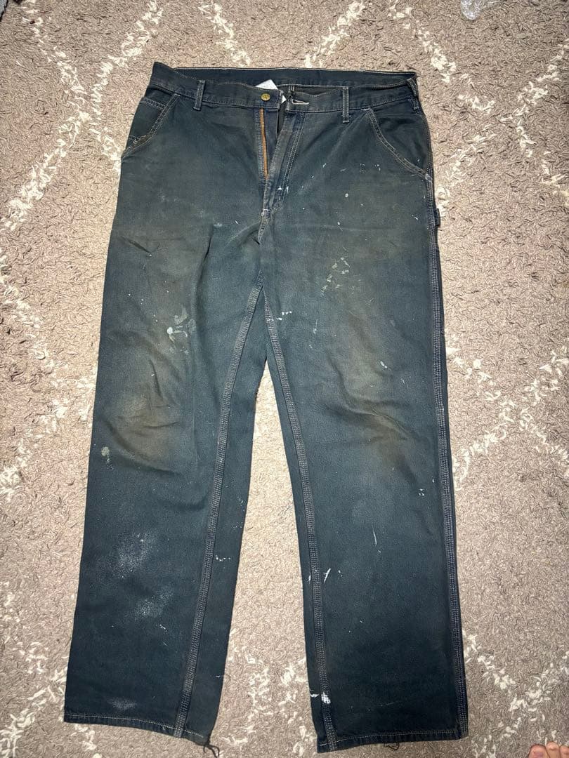 雰囲気抜群 Carhartt ペインターパンツ 36×34 フェード