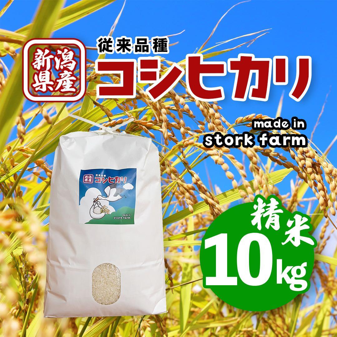 【令和7年産】【一等米】新潟県産従来品種コシヒカリ精米(白米)10kg B⑦