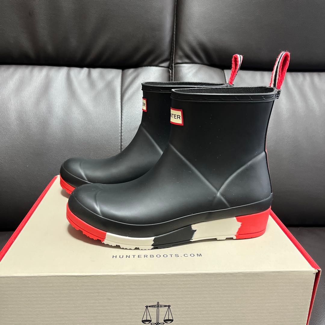 新品　ハンター　HUNTER ブーツ　長靴　黒