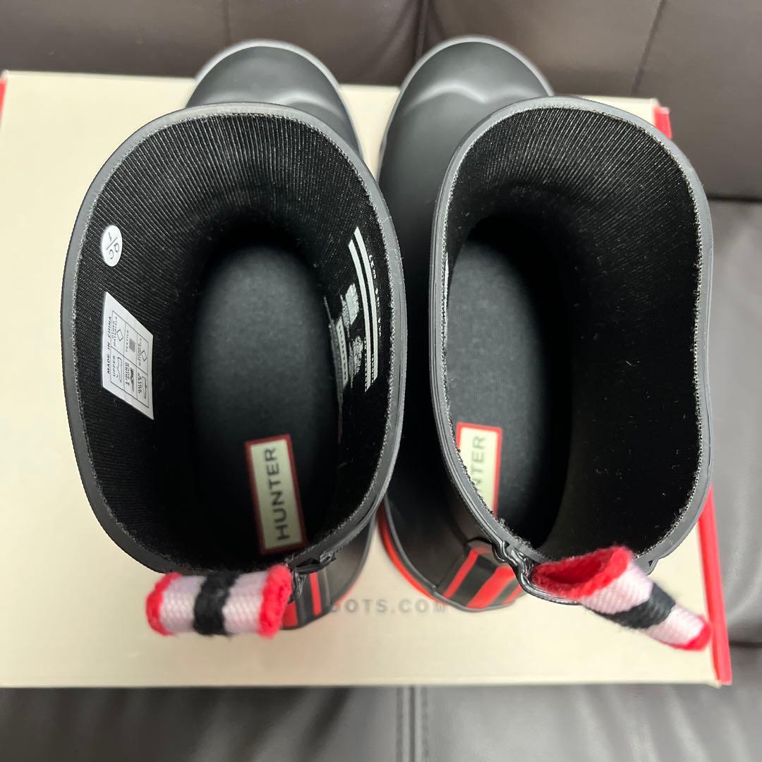 新品　ハンター　HUNTER ブーツ　長靴　黒