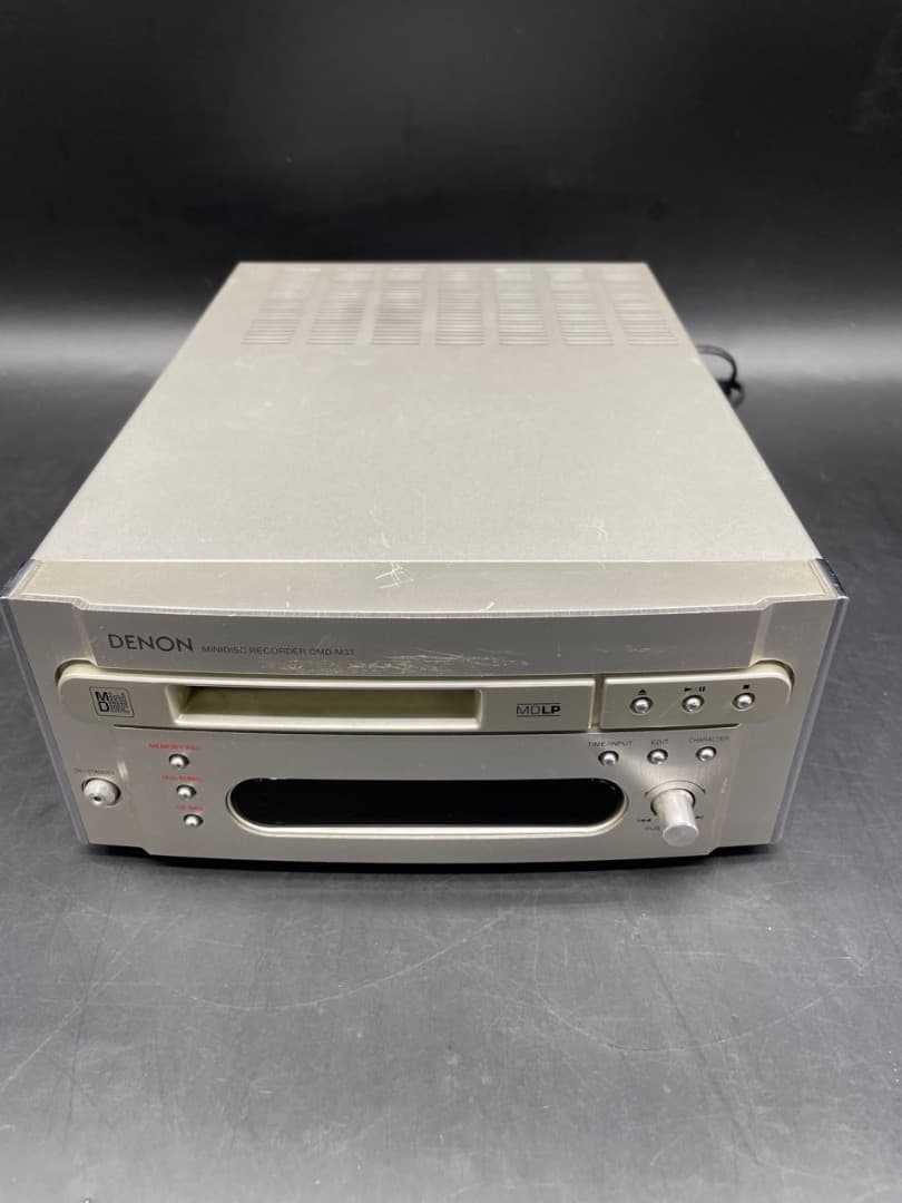 H68「動作OK」DENON DMD-M33 MDレコーダー　デッキ　プレイヤー