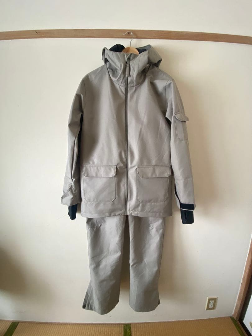 グレー スノーボードウェアセット