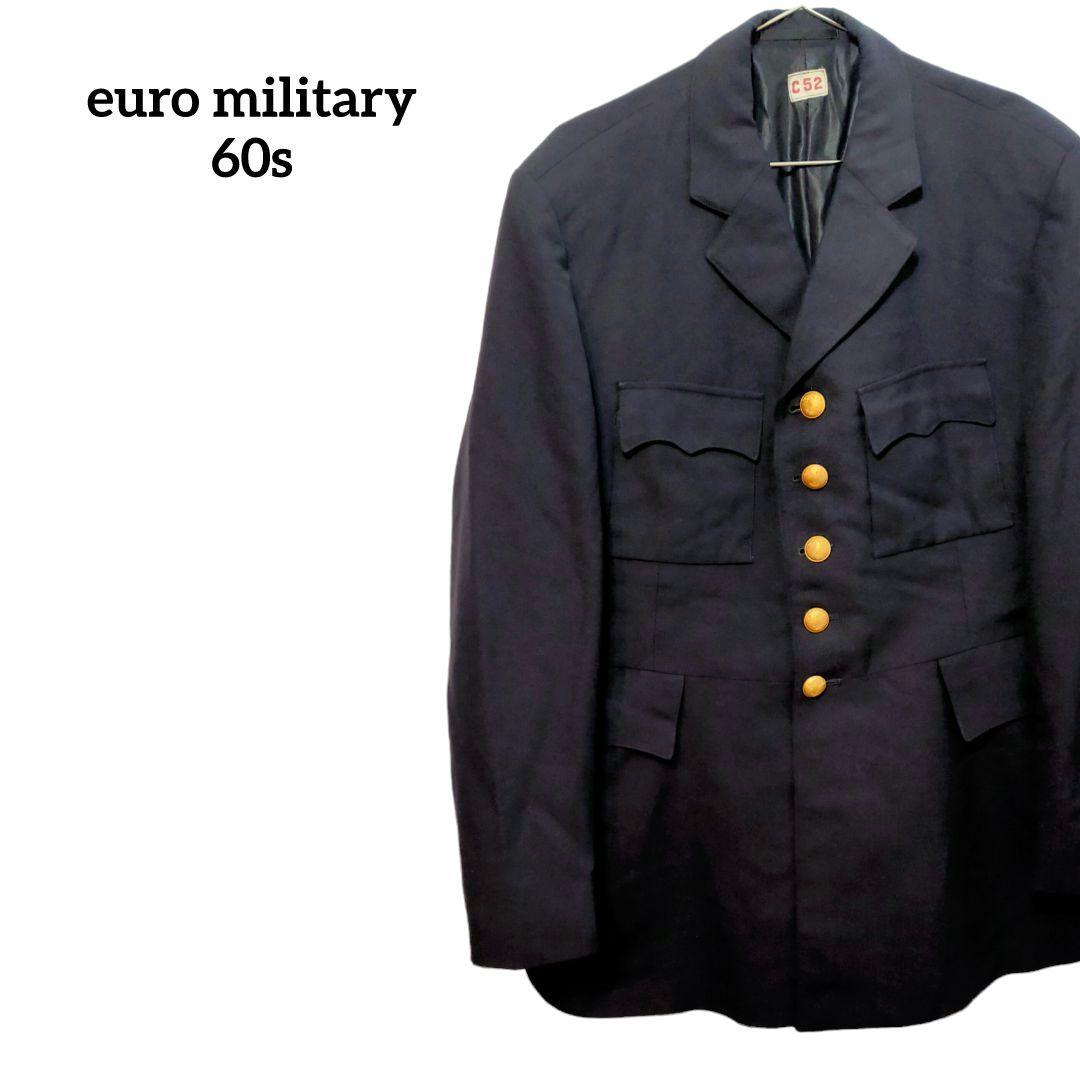 古着　スウェーデン軍　海軍　ドレスジャケット　ミリタリー　ヴィンテージ　60s