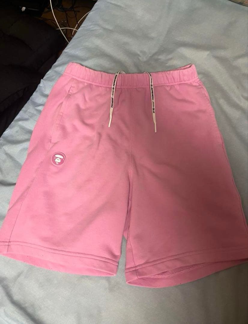 a bathing ape スウェットハーフパンツ