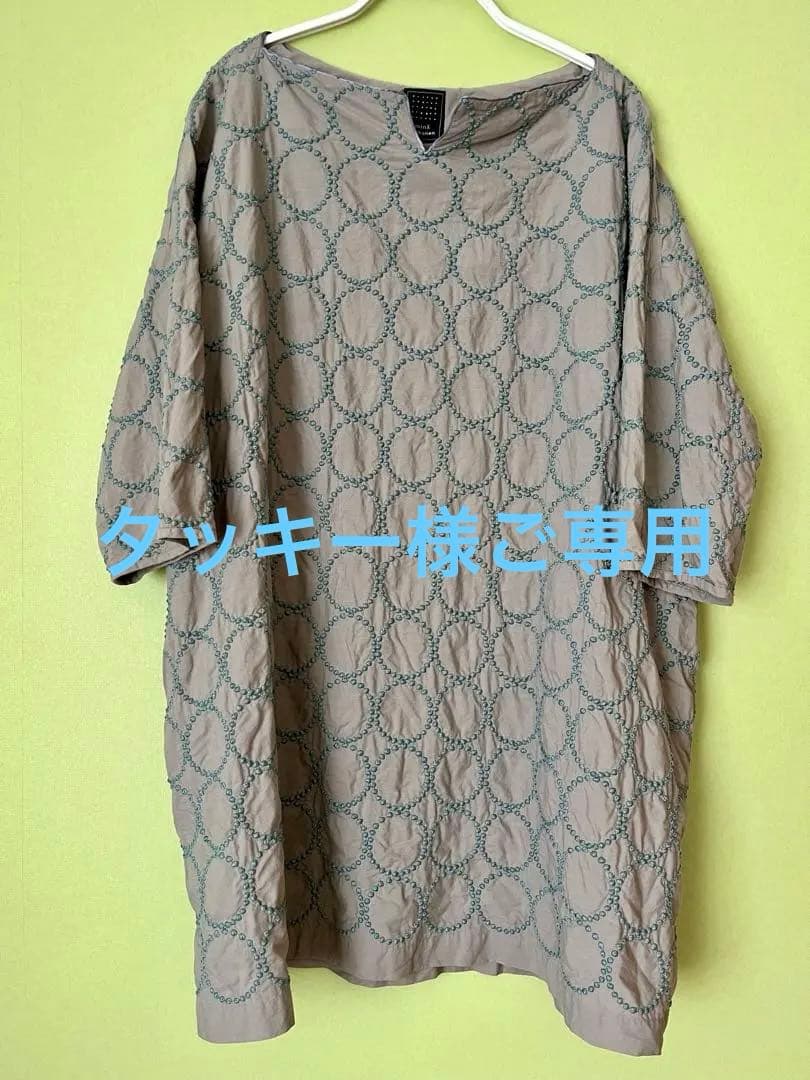 美品♪タンバリン　チュニック　グレー　38