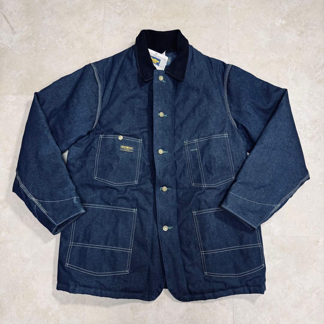 60s OSHKOSH デニムジャケット カバーオール デッドストック 42R