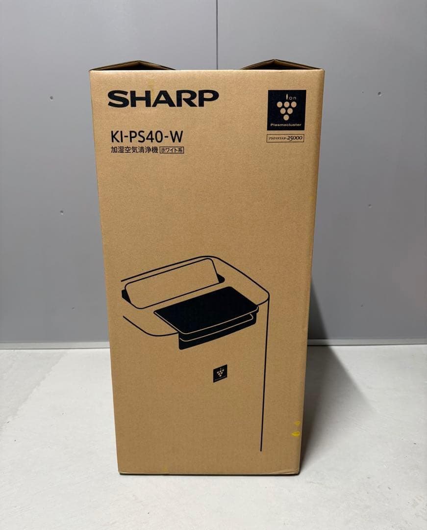シャープ 加湿器 空気清浄機 KI-PS40-W プラズマクラスター25000