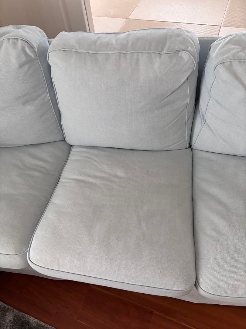 みちお様　IKEA エークトルプ ブルー 3人掛けソファ