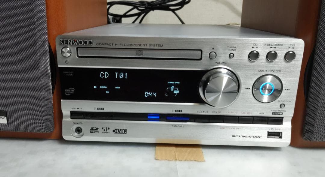 Kenwood ケンウッド CD/USB/SDコンポ　UDE77 動作良好
