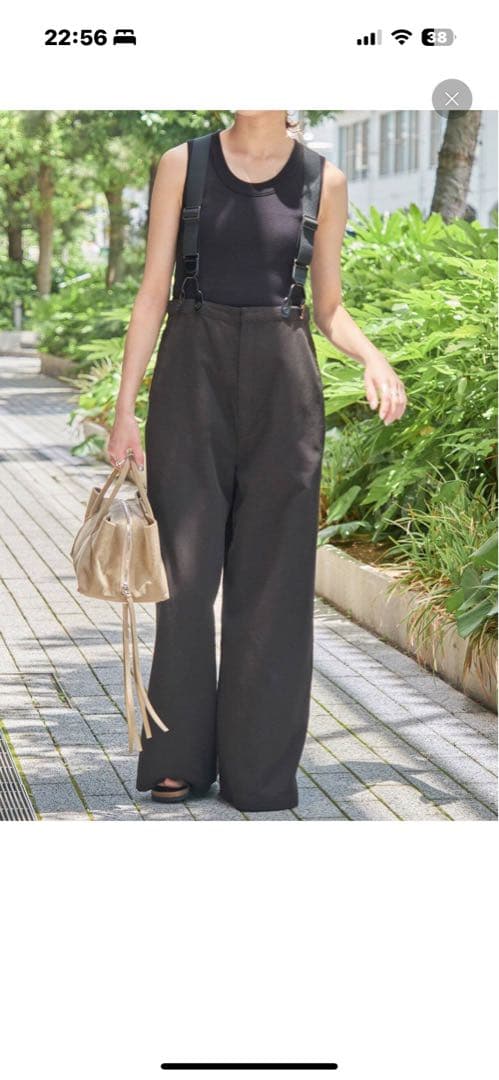 Spick and Span ＜追加2）サスペンダー付きワーカーパンツ38