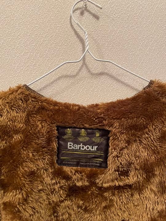 【yama】barbour バブアー 古着 ボアベスト　ライナーベスト