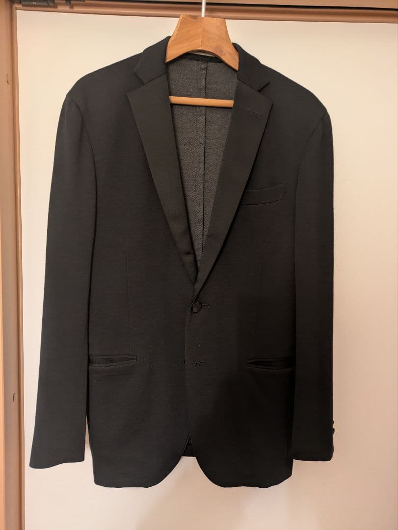 BOGLIOLI ブラック テーラードジャケット DOVER　サイズ46