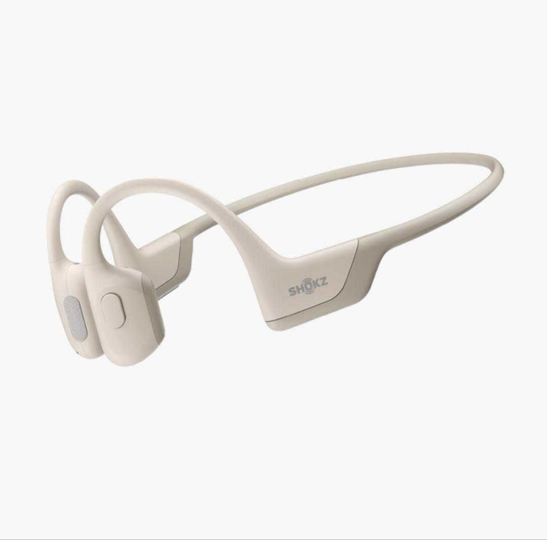 [未使用品]SHOKZ OPENRUN PRO 骨伝導イヤホン ベージュ