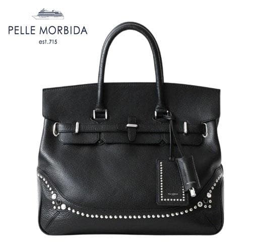 ○★新品未使用　PELLE MORBIDA　ロンドン　フラップボストンバッグ M