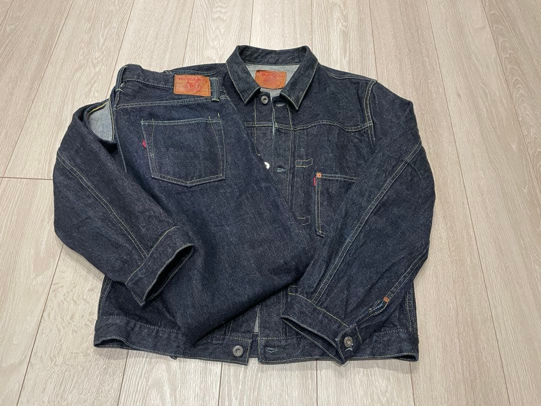 TCBジーンズ　セットアップ　S40s 赤タブ