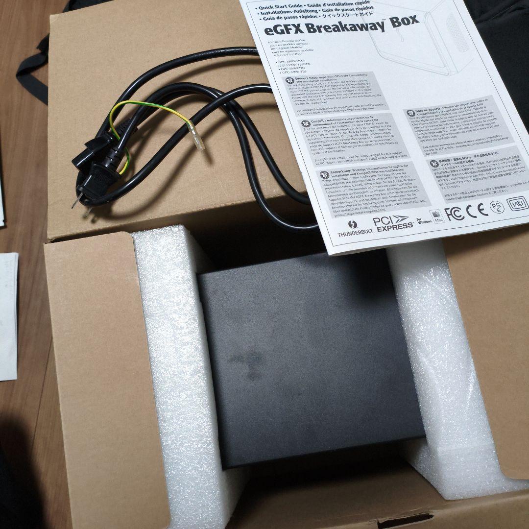 sonnet egfx breakaway box 550 ジャンク品 egpu