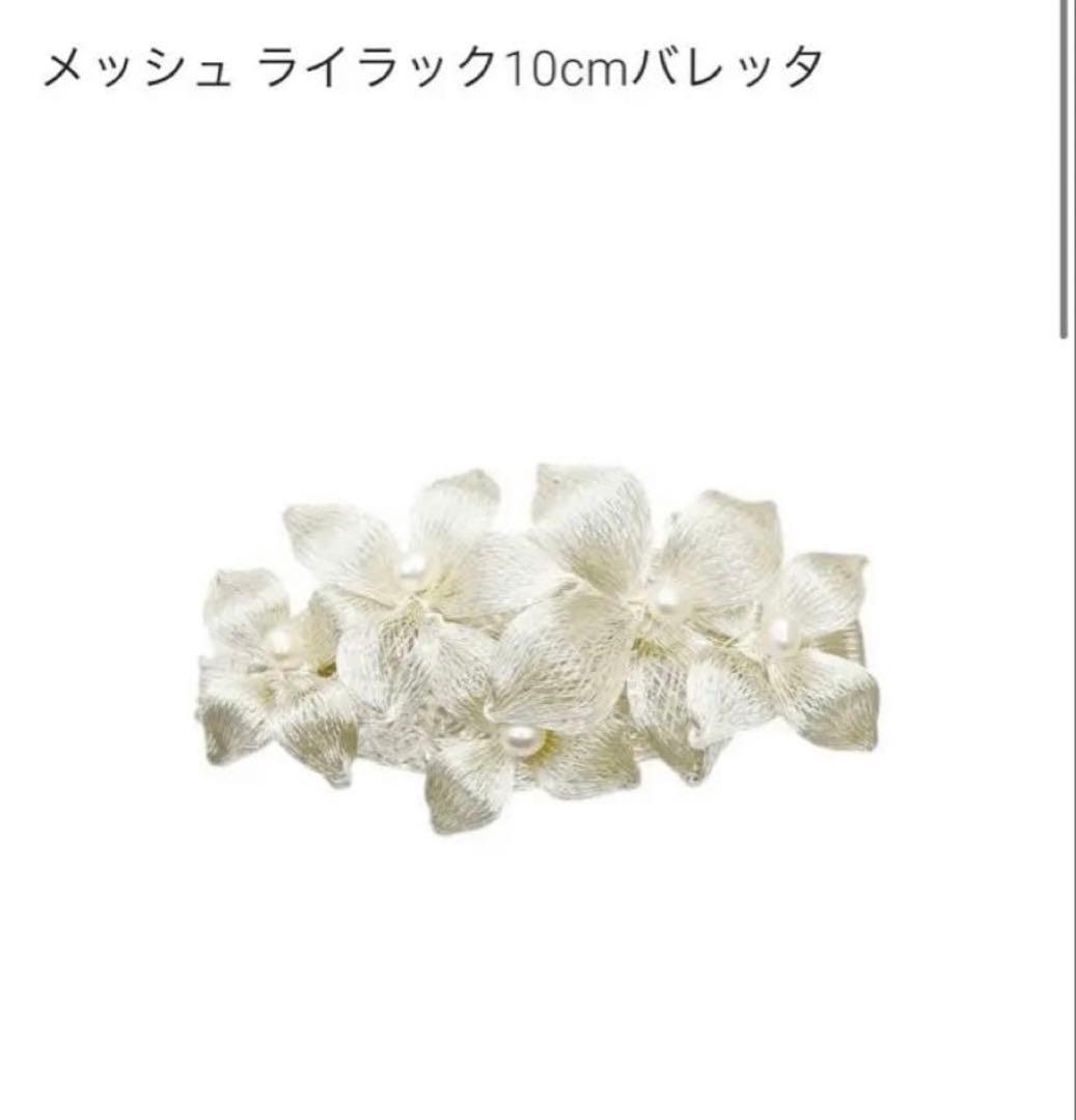 colette malouf メッシュバレッタ　シルバー