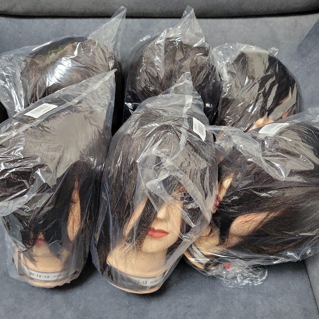 美容師国家試験用カットウィッグ 6体