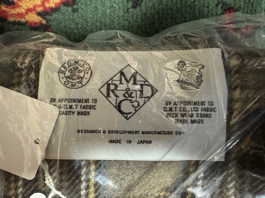 OLDMAN'S TAILOR ブラウンマフラー no.4538