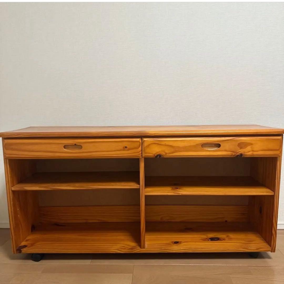 木製テレビ台　本棚　※10/31まで