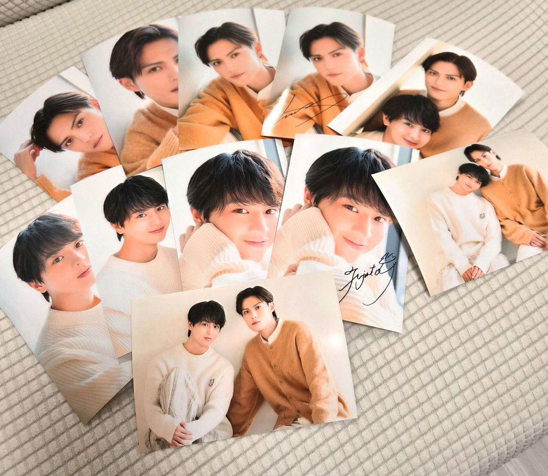 簡秀吉×藤本洸大 JUNONブロマイド全種11枚セット（L版サイズ）