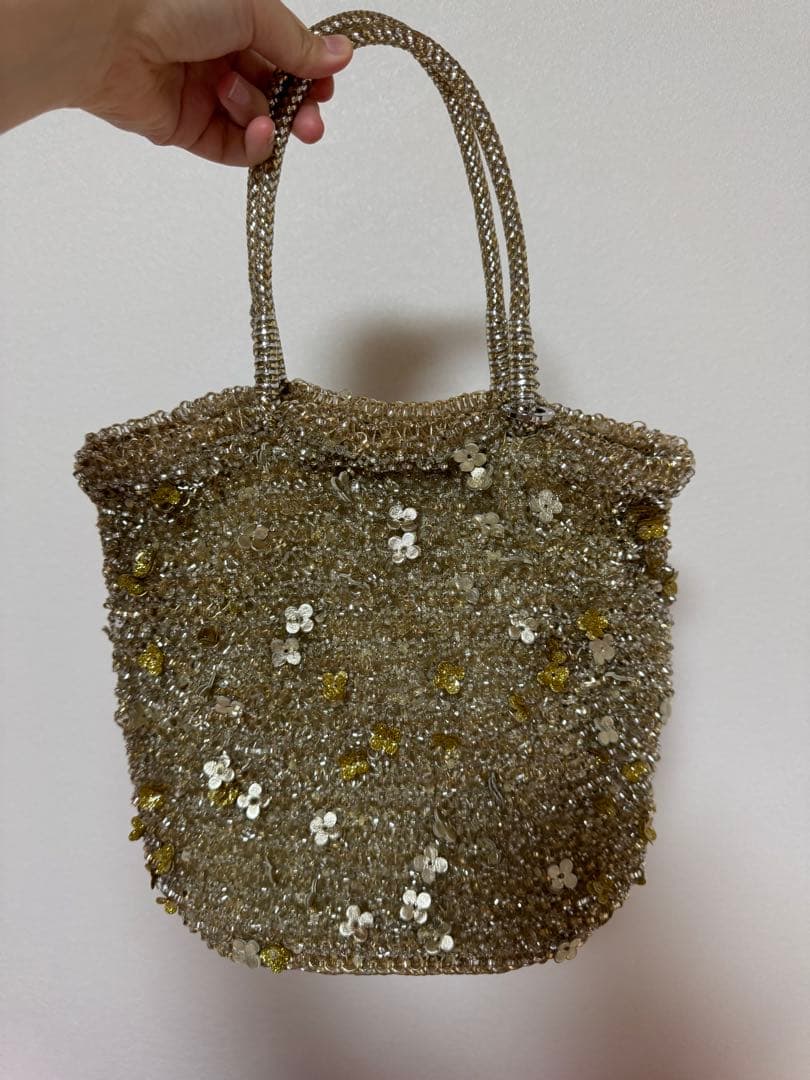 アンテプリマ シルバーゴールド　ワイヤーバッグ　ANTEPRIMA