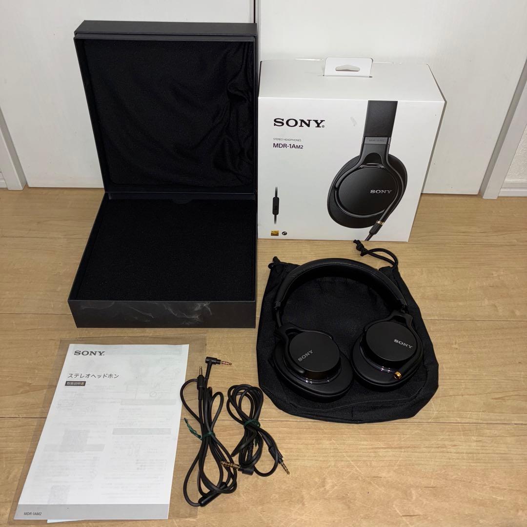 SONY　MDR-1AM2　美品　動作確認済み　外箱付き　ブラック
