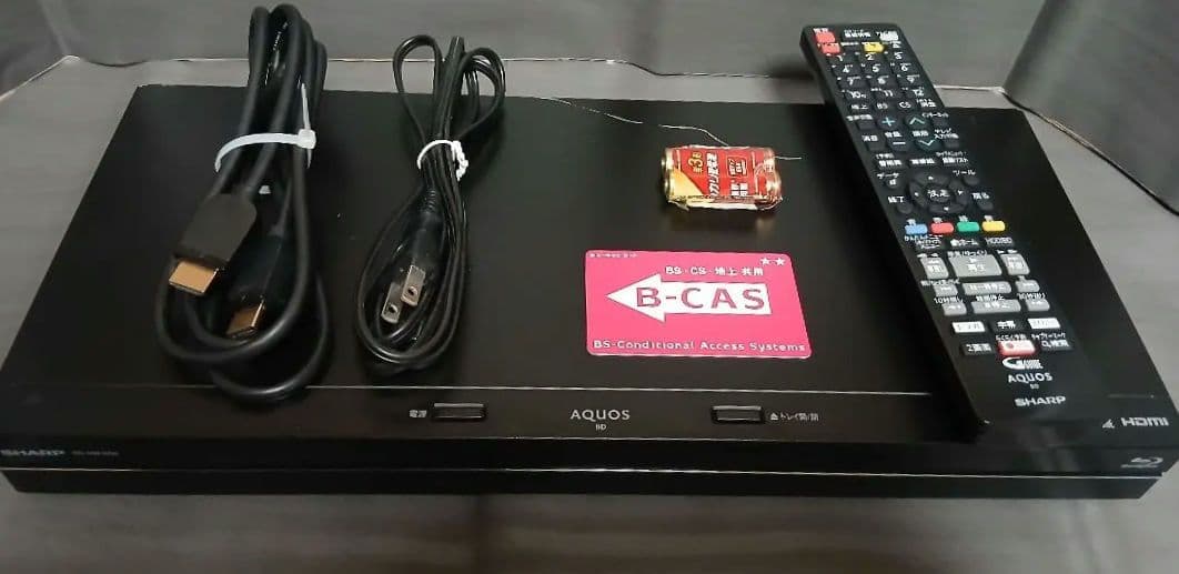 1TB シャープAQUOS BDレコーダー☆BD-NW1000☆純正リモコン付