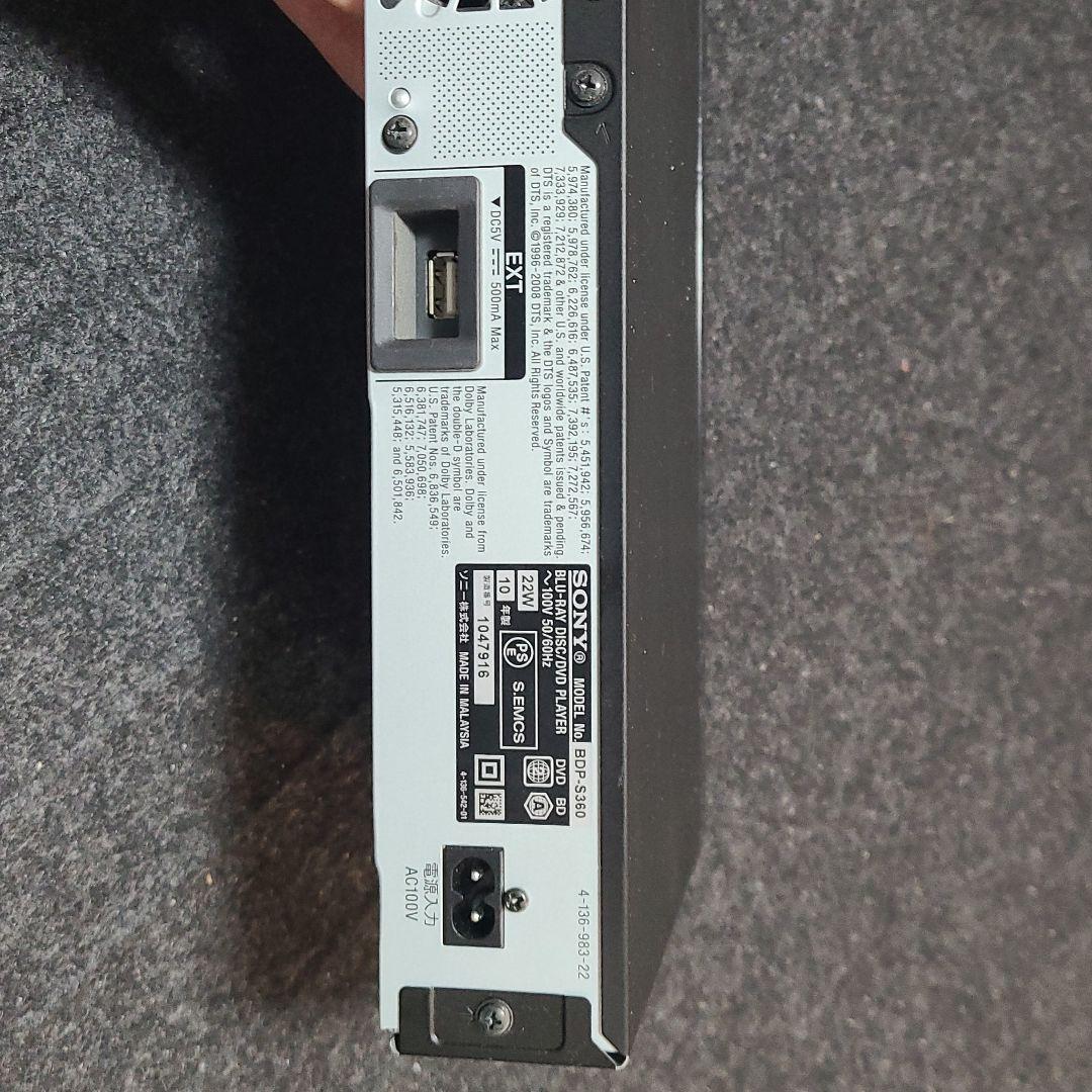 プレーヤー SONY BDP-S360