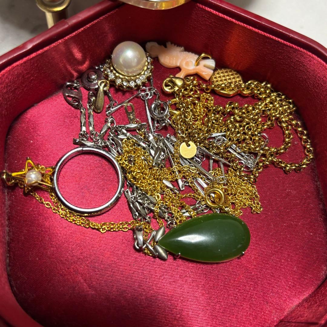 M*a様 遺品整理 アクセサリー ネックレス リング イミテーション ジャンク