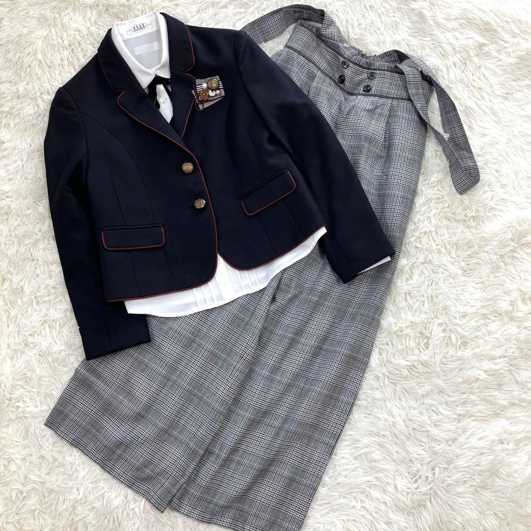 美品 エルアンノアール【卒服】ブレザー ワイドパンツ スーツ 150 女の子
