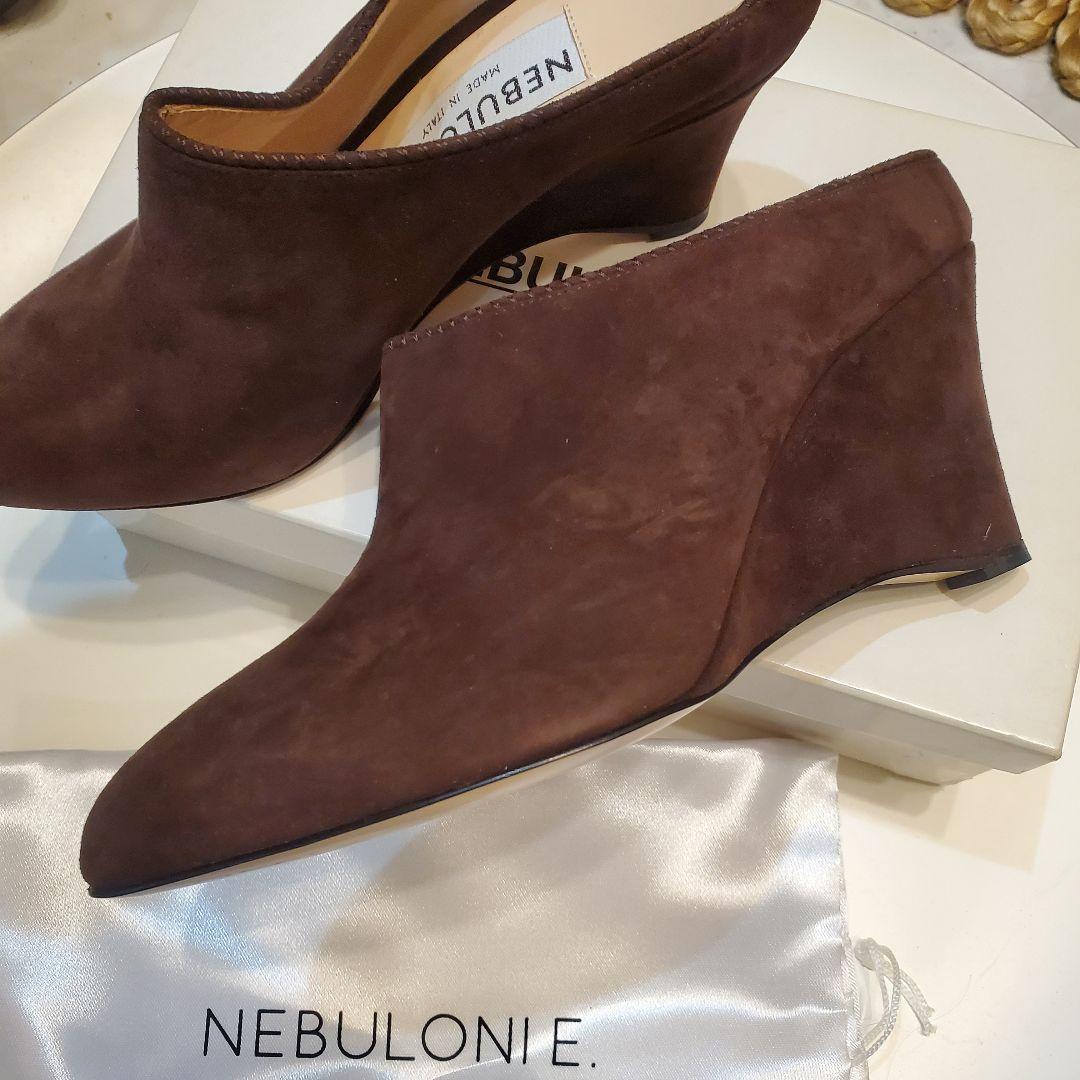 ネブローニ　ミュール　定価74800円　　ブーツ　　　　マディソンブルー